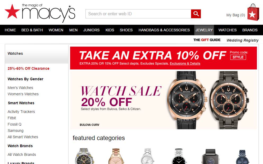 Macy's webstore