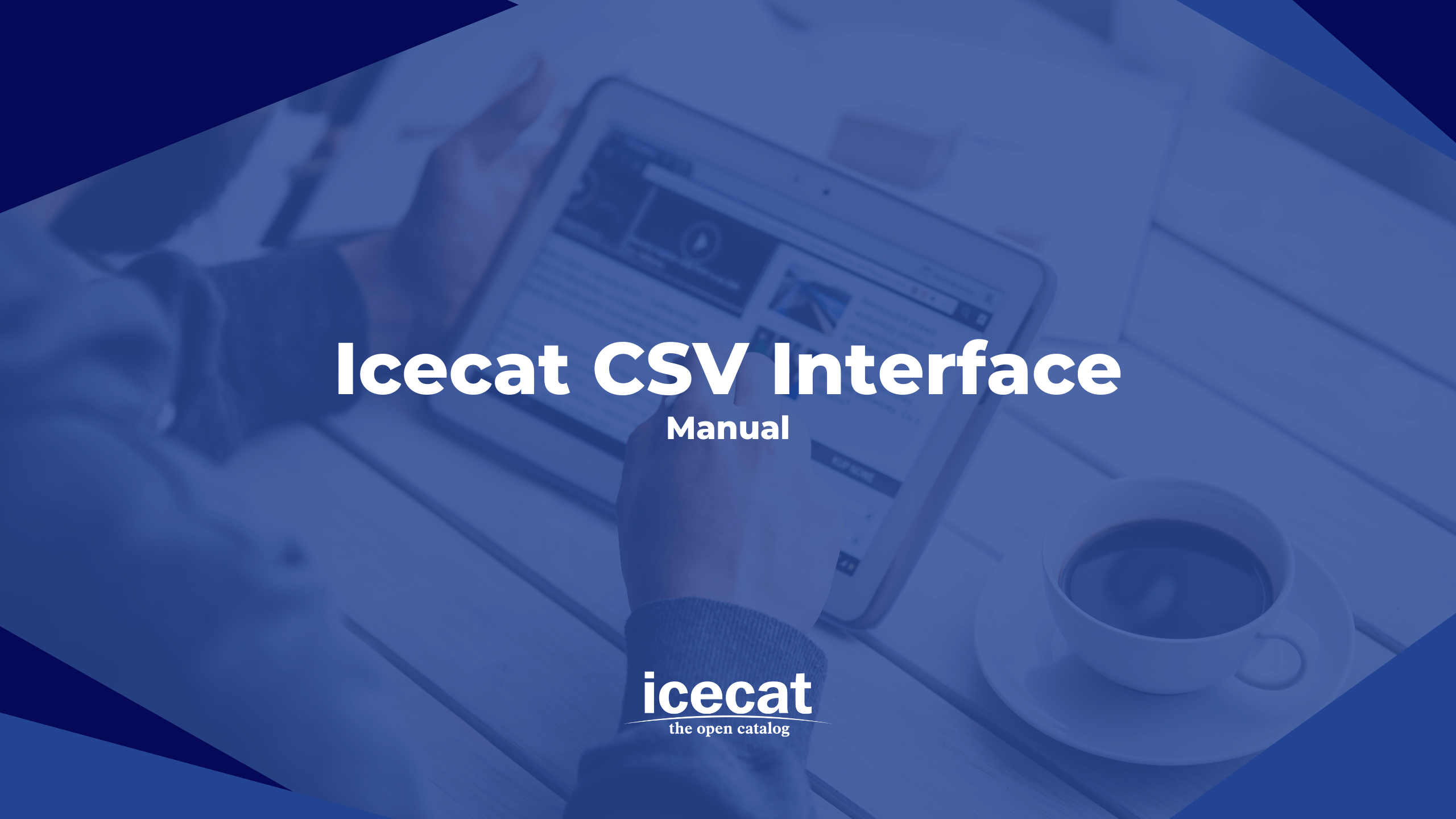 Manual for Icecat CSV Interface