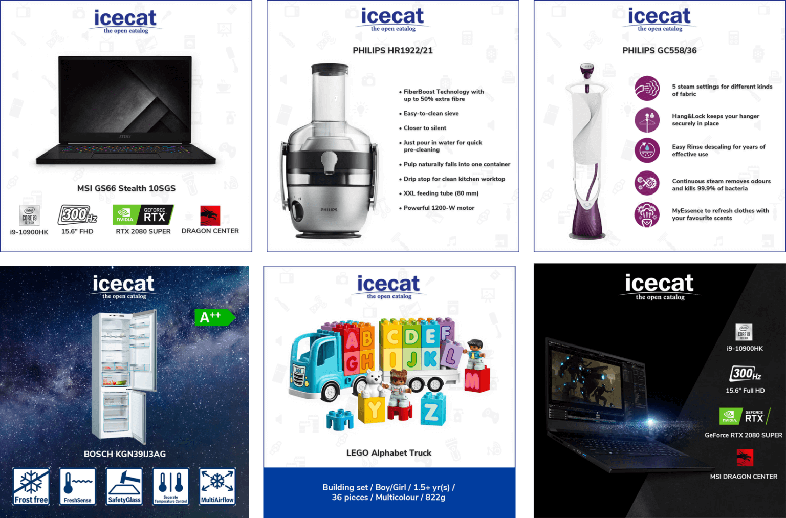 icecat product catalogue