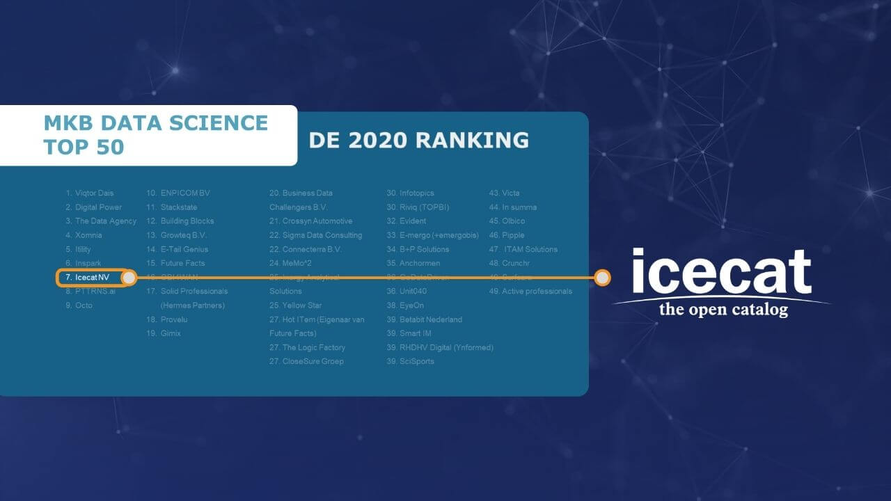 Icecat in SME Data Science Top 50