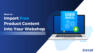Manual How to Import Free Product Content Into Your Webshop via Icecat