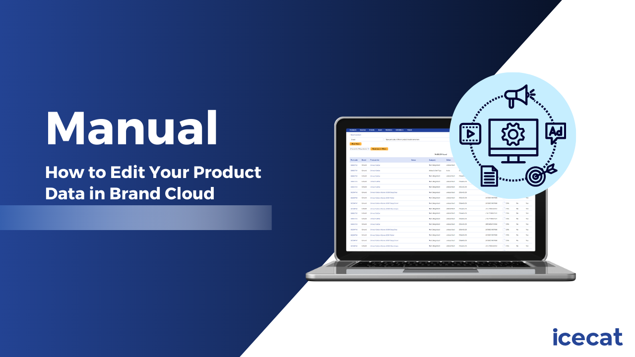 Manual How to Edit Your Product Data in brand cloud