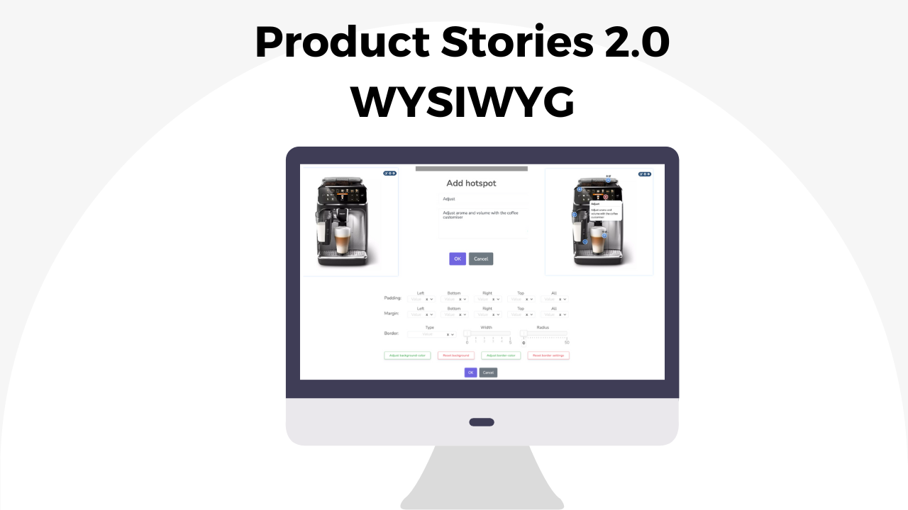 Product Story 2.0 WYSIWYG