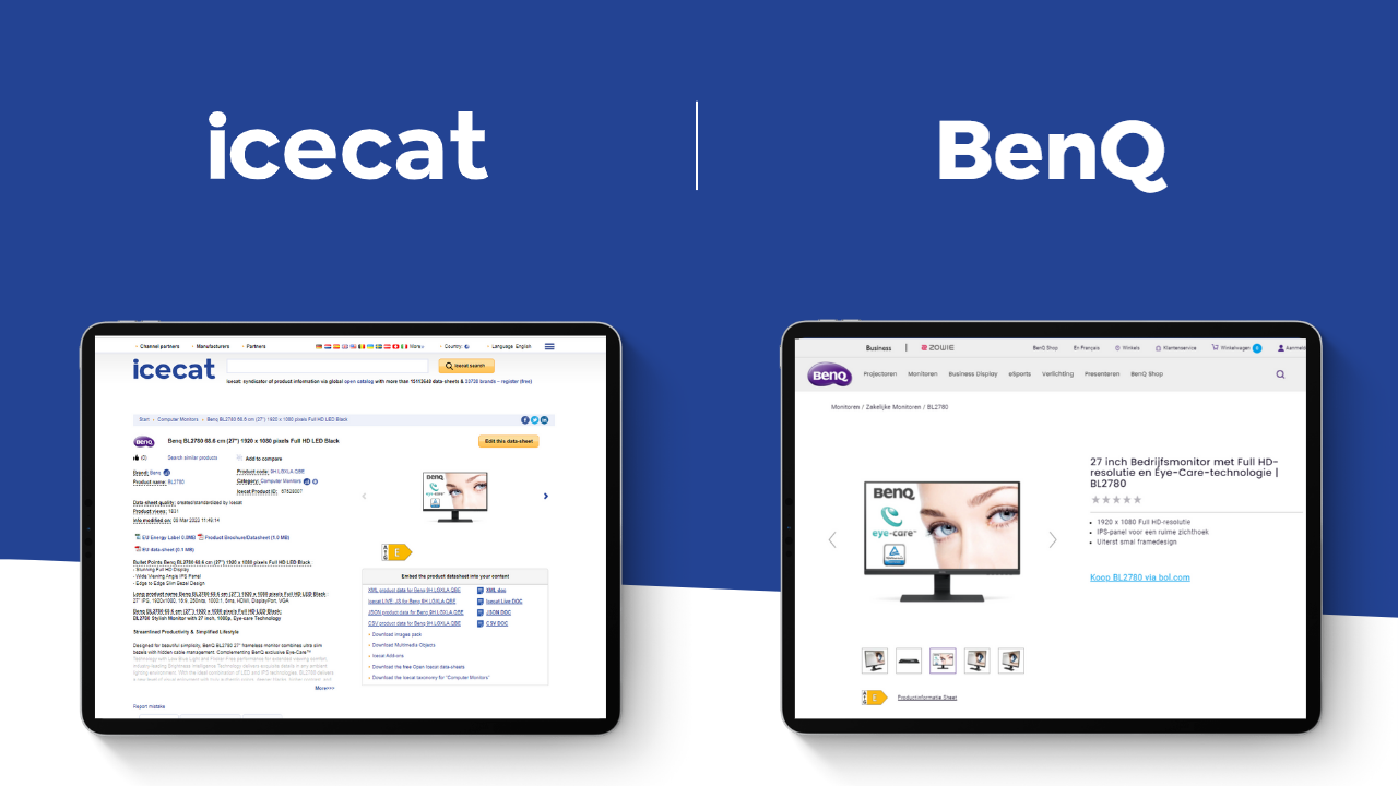 BenQ Joins Open Icecat as a Sponsor