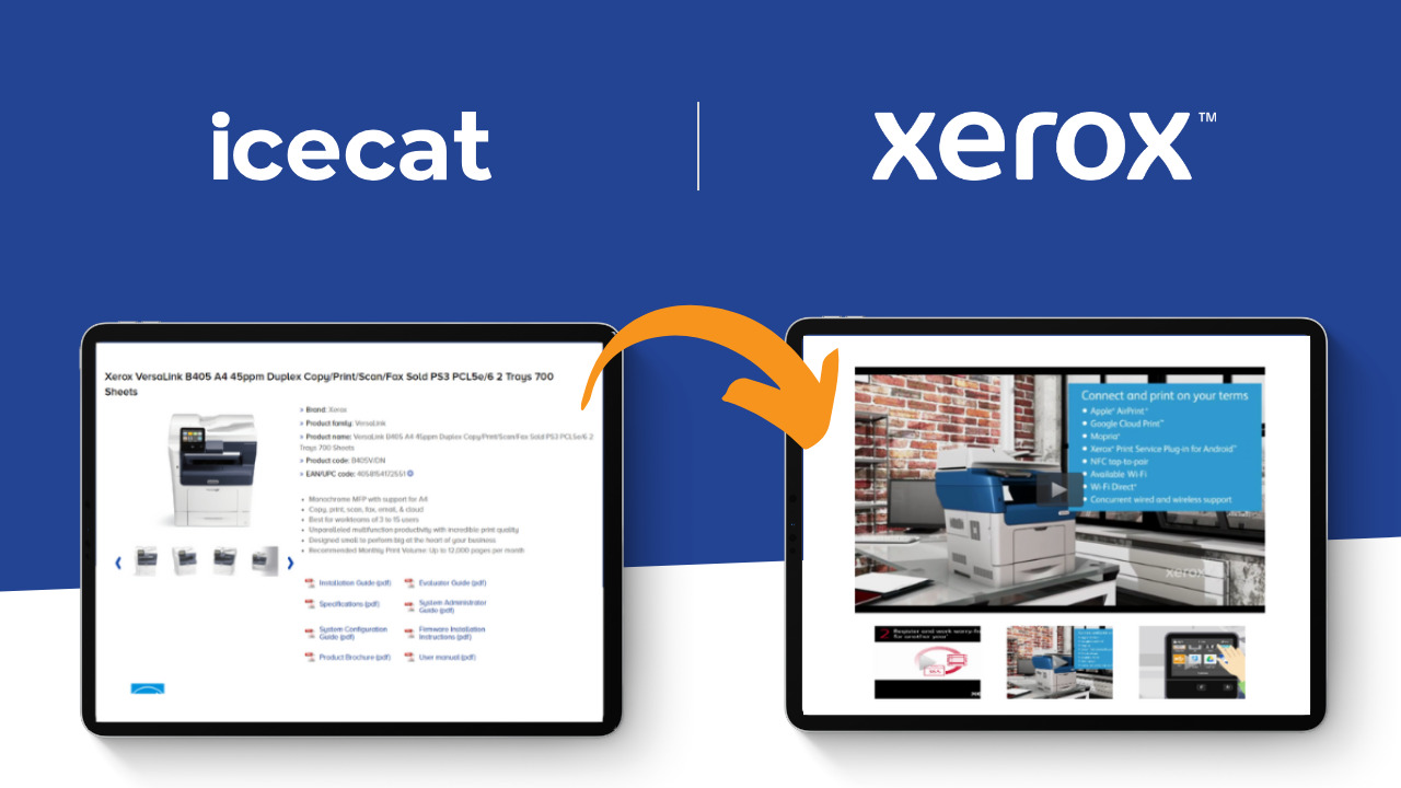 Xerox® Adds New VersaLink® Multifunction Printers to the Icecat Catalog
