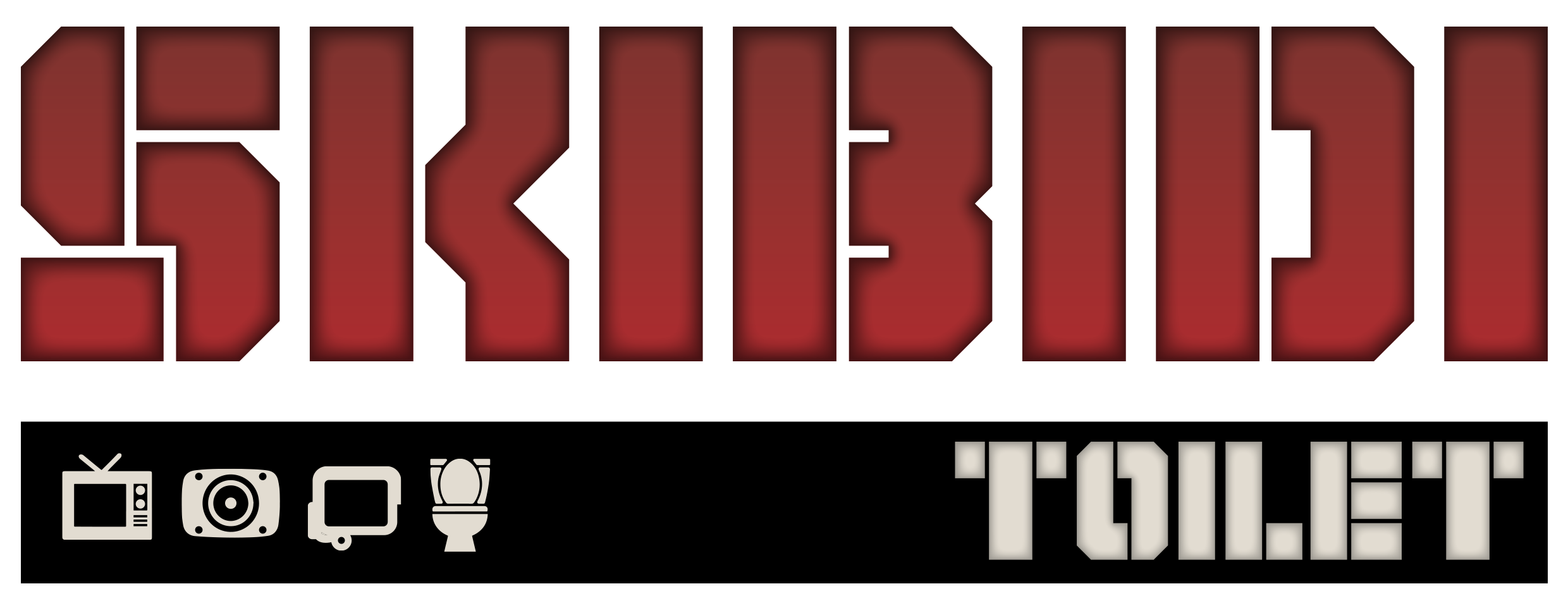 Skibidi Toilet red logo.3